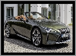 Kabriolet, Zielony, Lexus LC 500